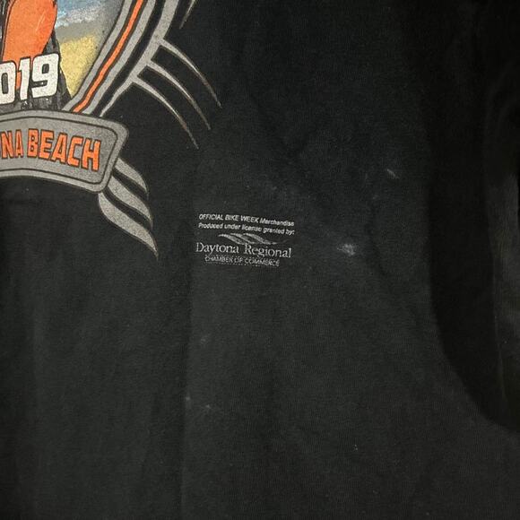 2019 Daytona Beach Bike Week Tee Shirt - Picture 5 of 6